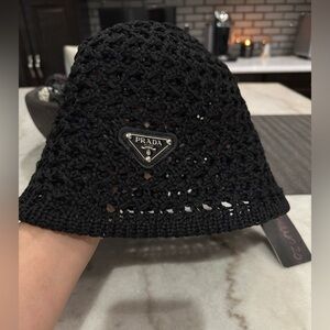 Prada raffia hat
